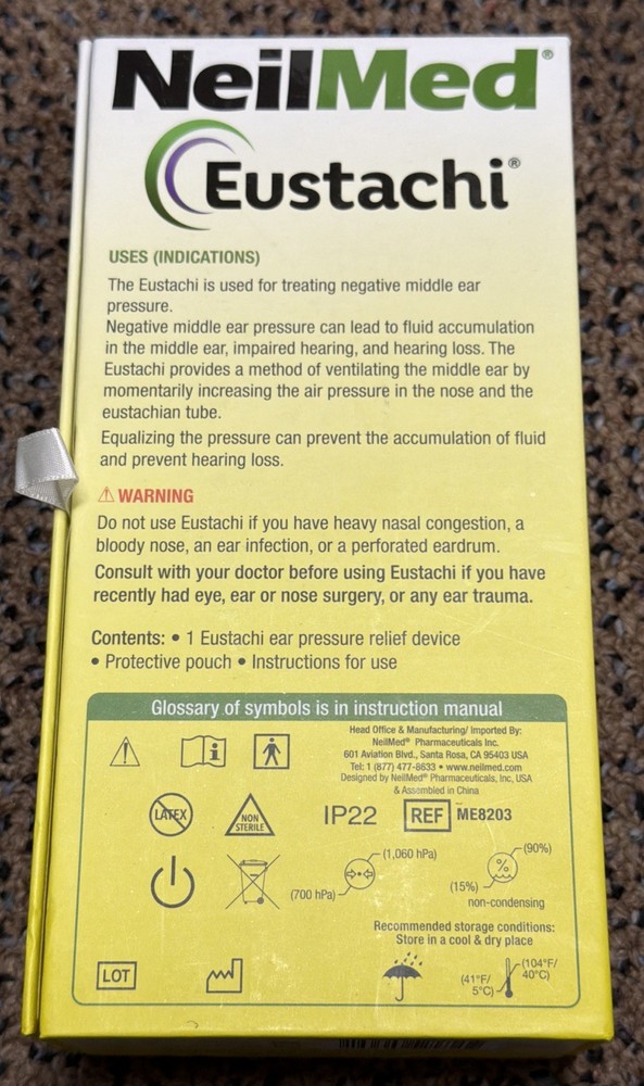 Eustachi-Eustachian Tube Exercise-Pop Blocked Ears Safely