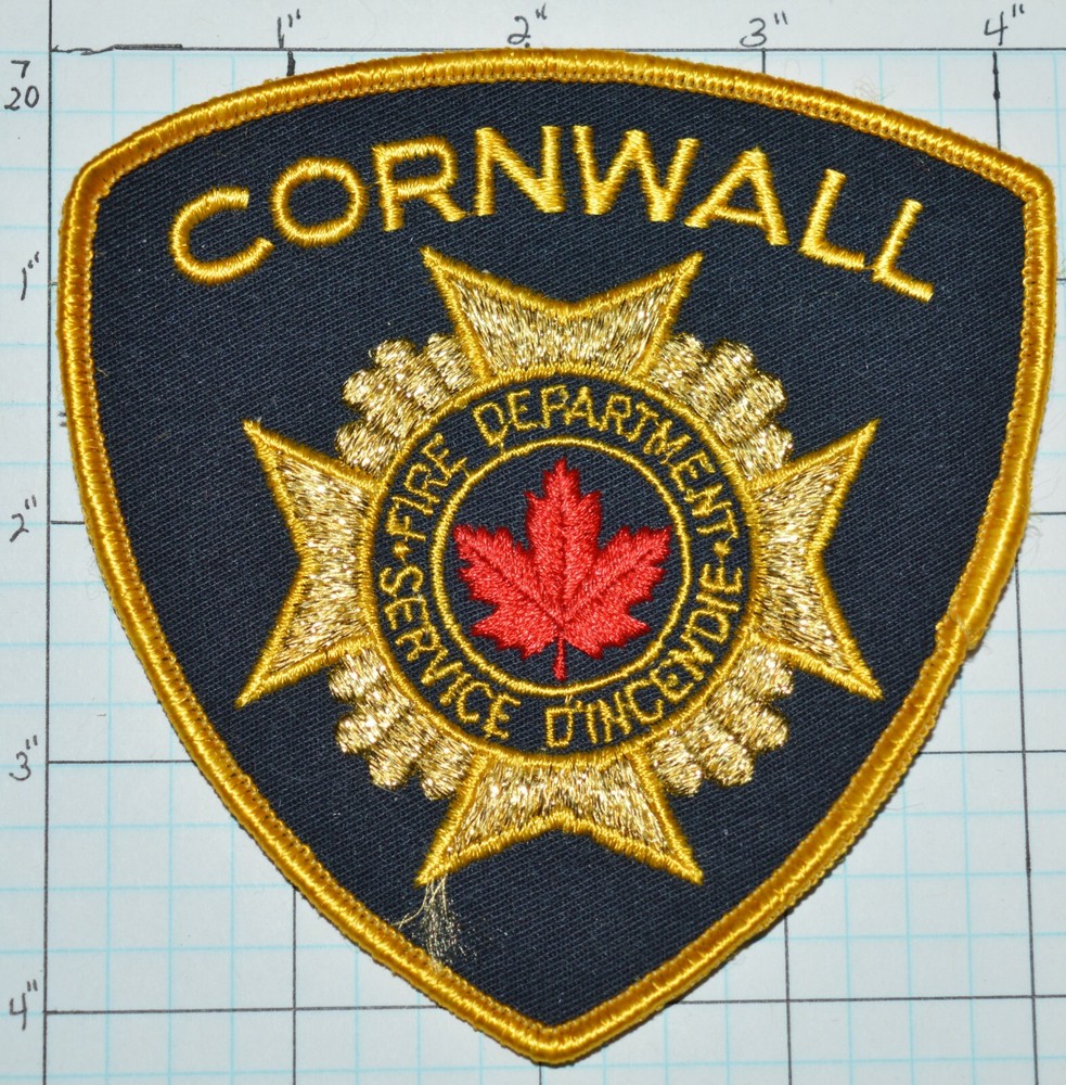 CANADA, CORNWALL FIRE DEPT SERVICE D'INCENDIE PATCH
