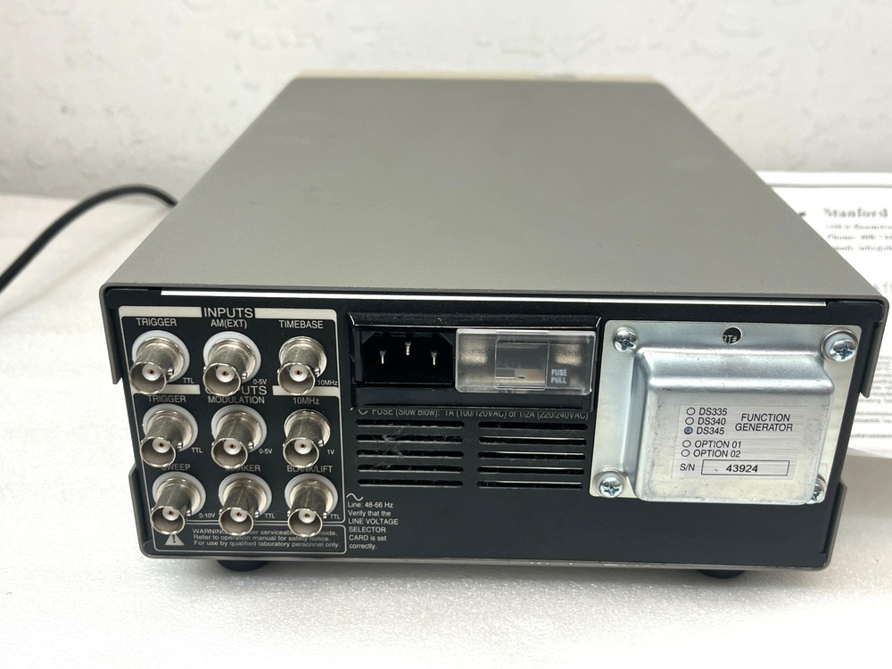 Stanford Research Systems DS345 30MHz Synthesized Function Generator