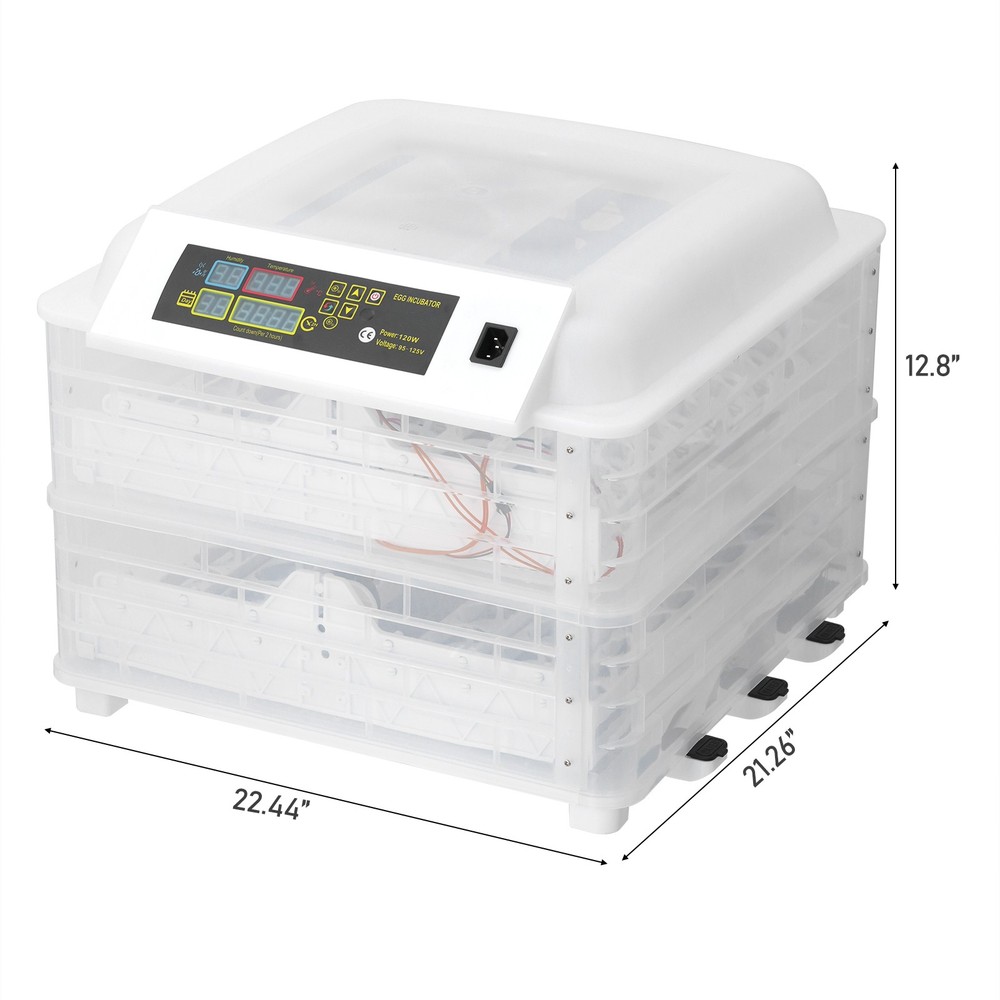 New Automatic 112 Eggs Incubator Temperature Control Digital Chicken Egg Hatcher
