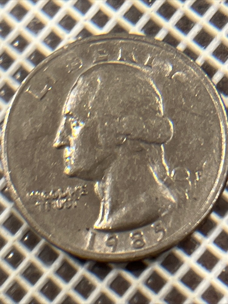 1985 Small P Quarter Dollar Errors On Libery