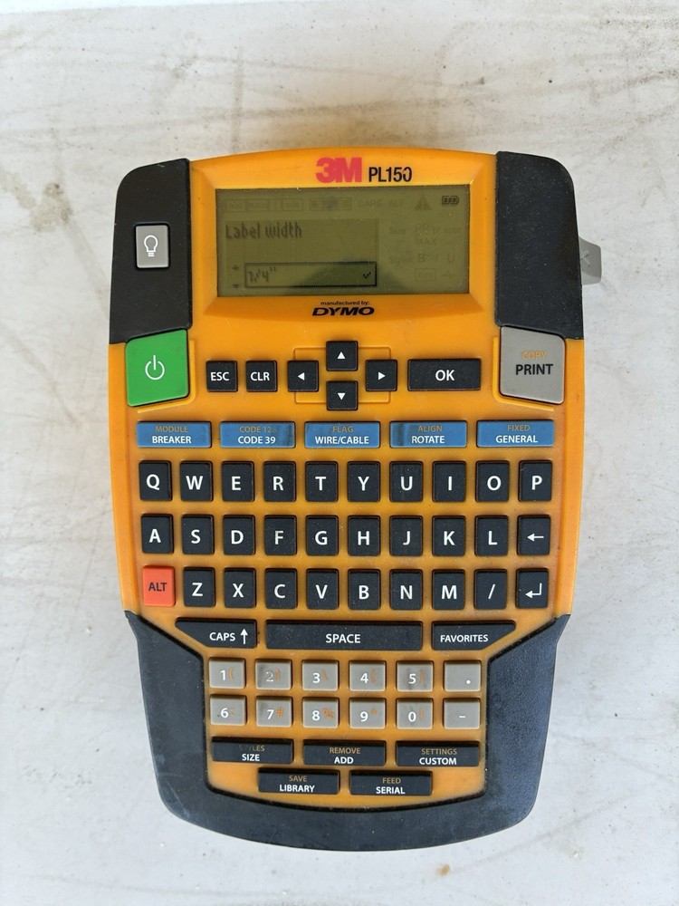 3M PL150 Portable Label Maker - Tested Working