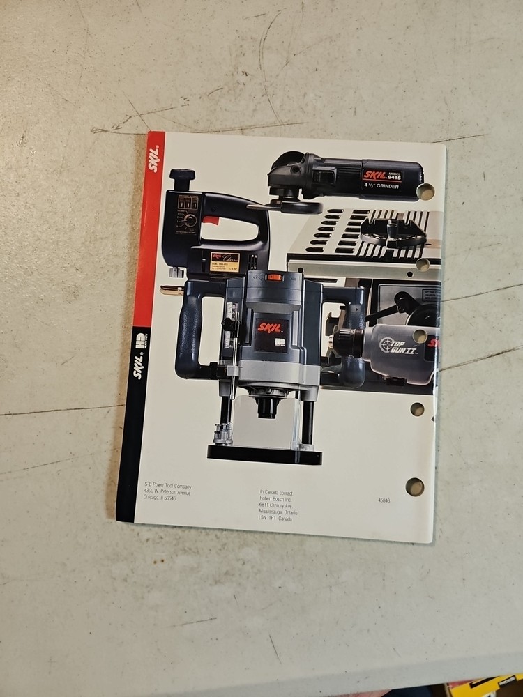 Vintage Skil Power Tool And Accessory Catalog
