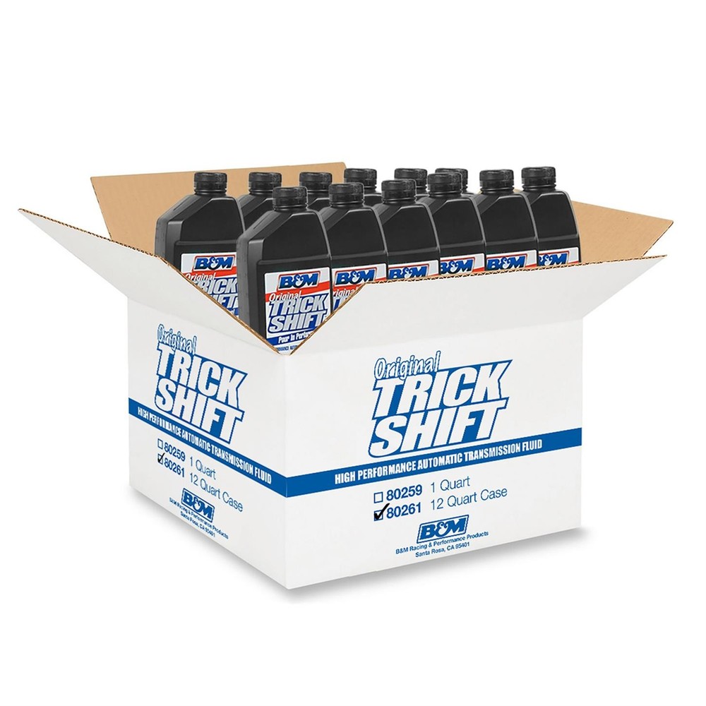B&M 80261 Auto Trans Trick Shift Fluid, Case