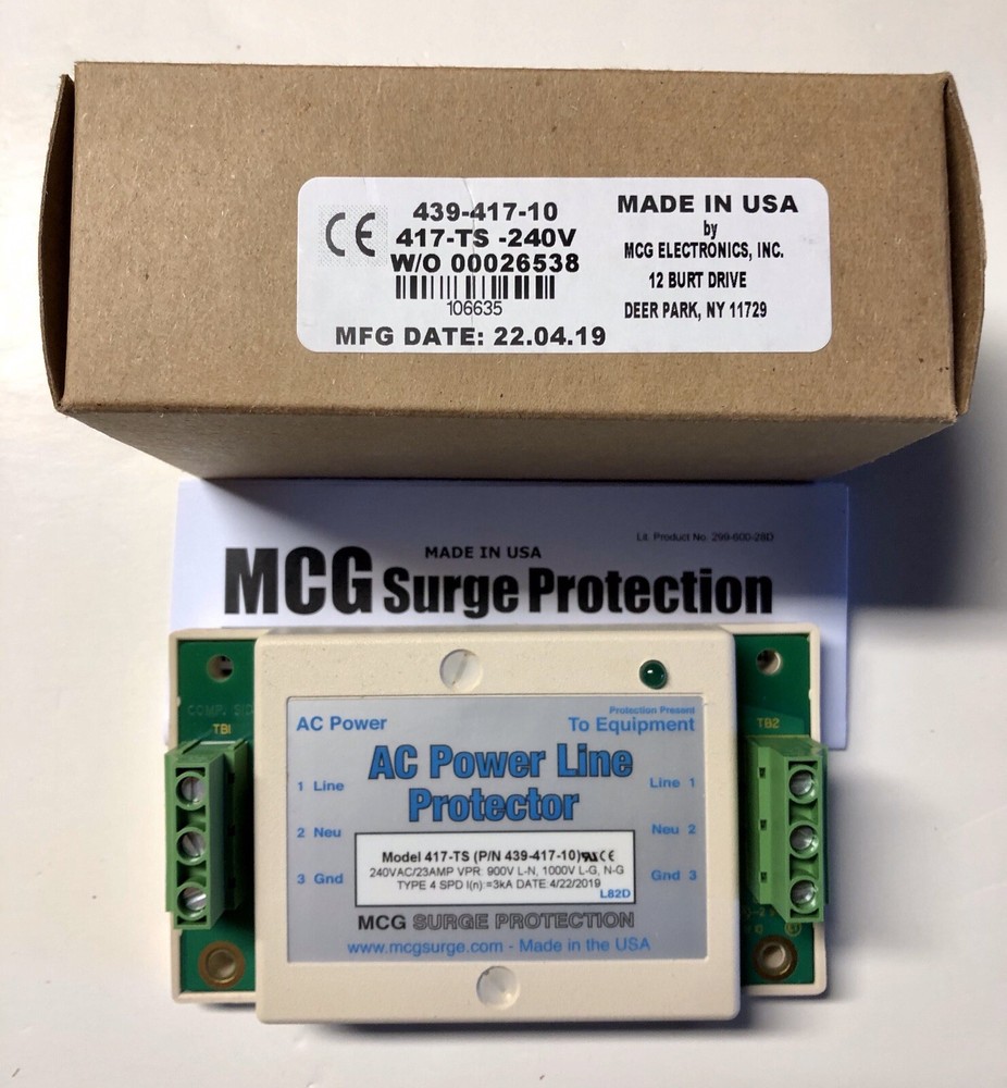 MCG-417-TS (Equipment level Surge Protector)