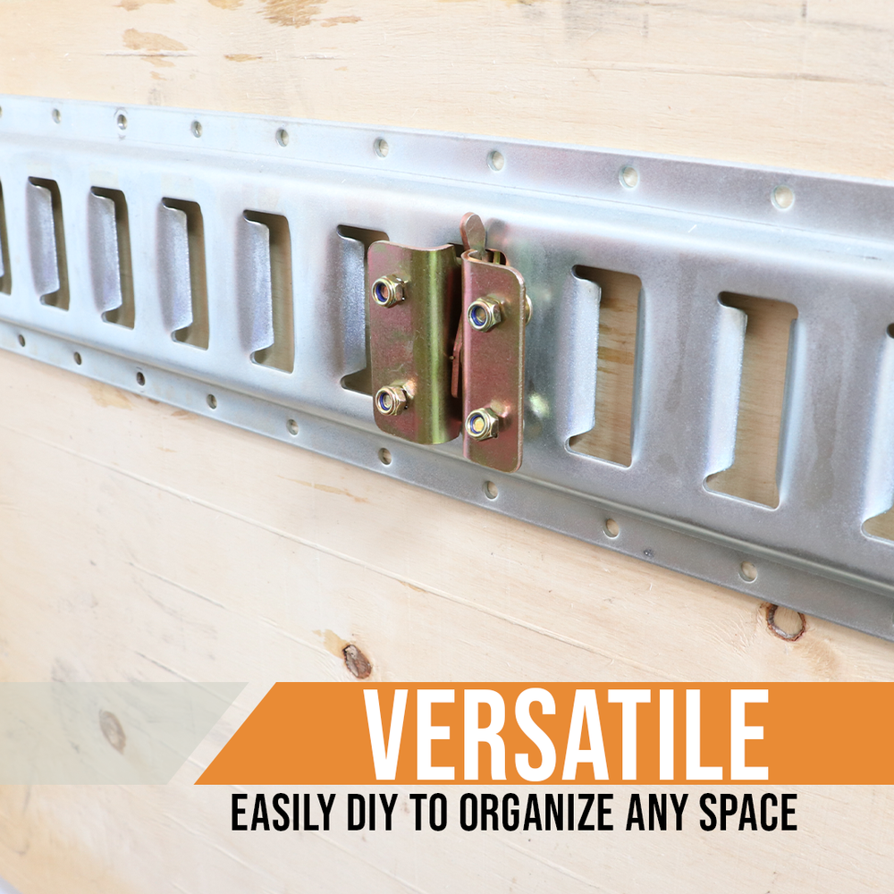 Bolt-On E-Track Fitting Accessory DIY Organizer E Track Fitting 2 Pack by Boxer