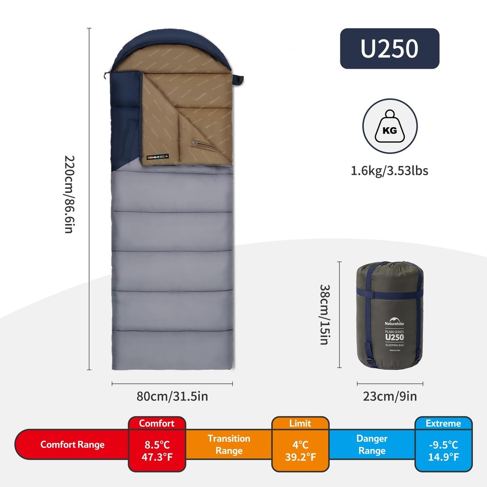 Naturehike Sleeping Bags Plain02 Blue