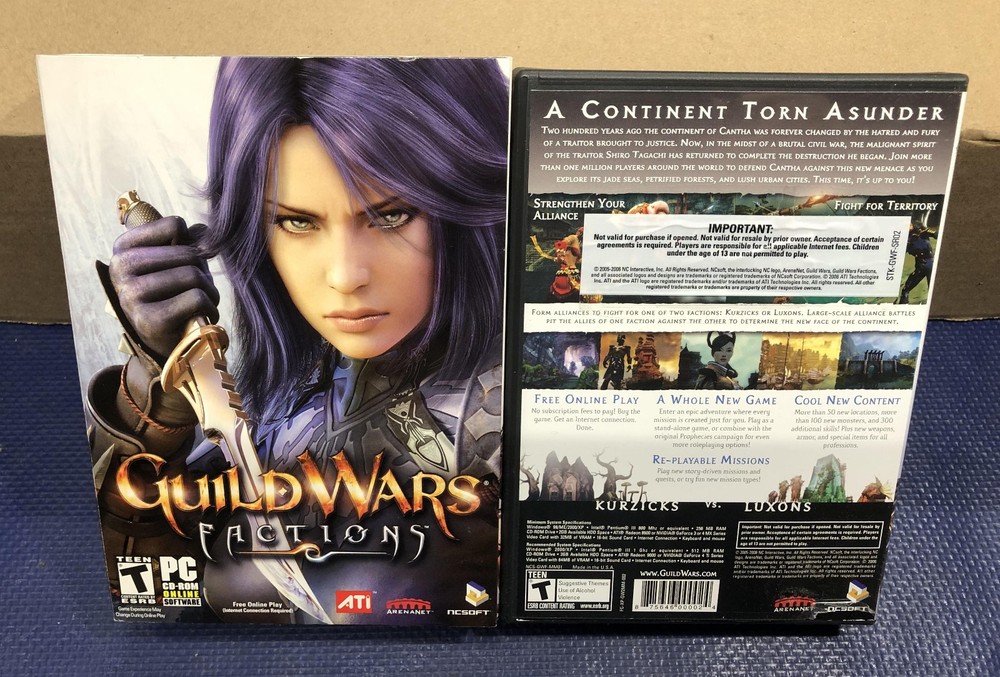 Guild Wars Fractions PC CD-ROM Game