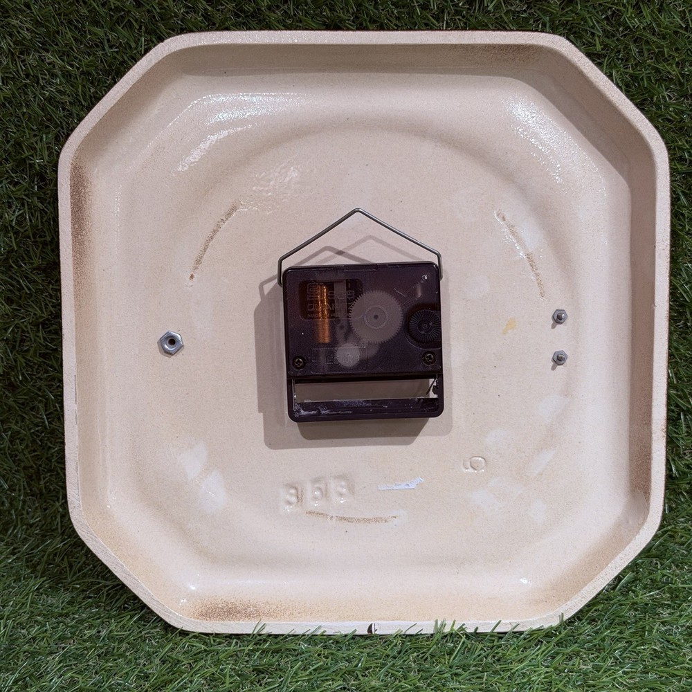Vintage Richter German Retro Ceramic Wall Clock / Working