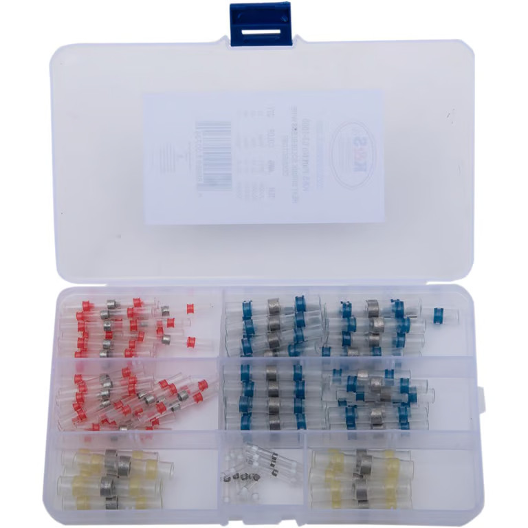 K&S Technologies Soderless Wire Connector Assortment Kit Motorcycle 03-1000