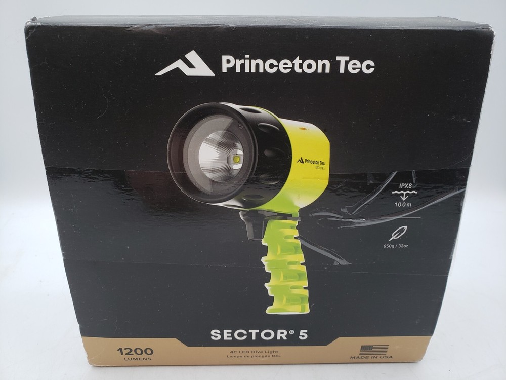 Sector 5 LED Scuba Dive Spotlight, *Missing Bulb See Details*