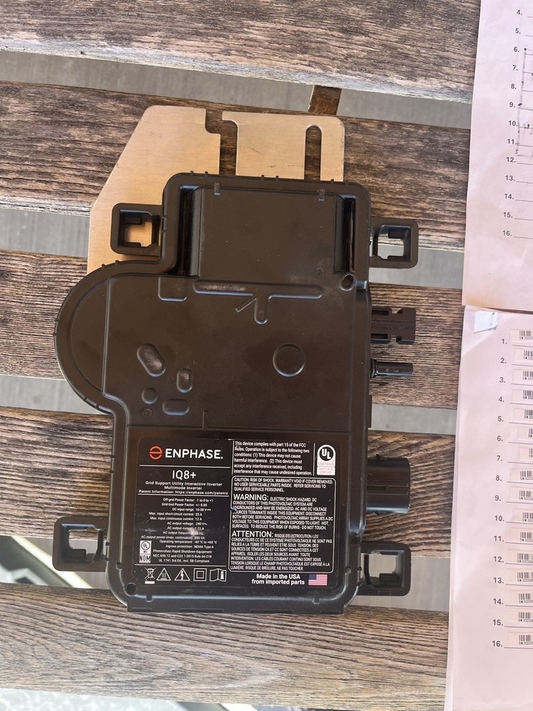 Enphase IQ8+ Microinverter MC4 - Black