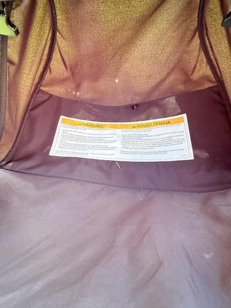 Chicco Bravo Quick-Fold Stroller Gently Used Easy One-Hand Fold Compact