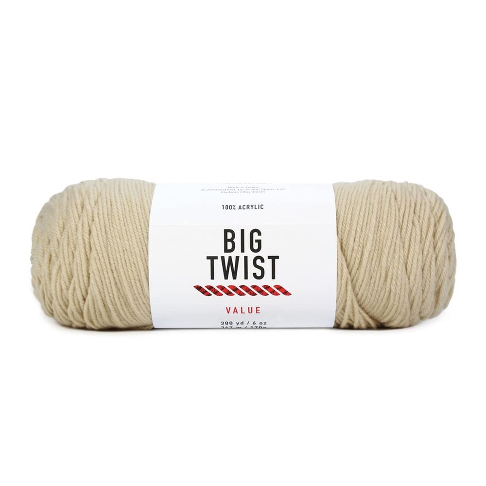 Value Worsted Yarn (Cream) Cream