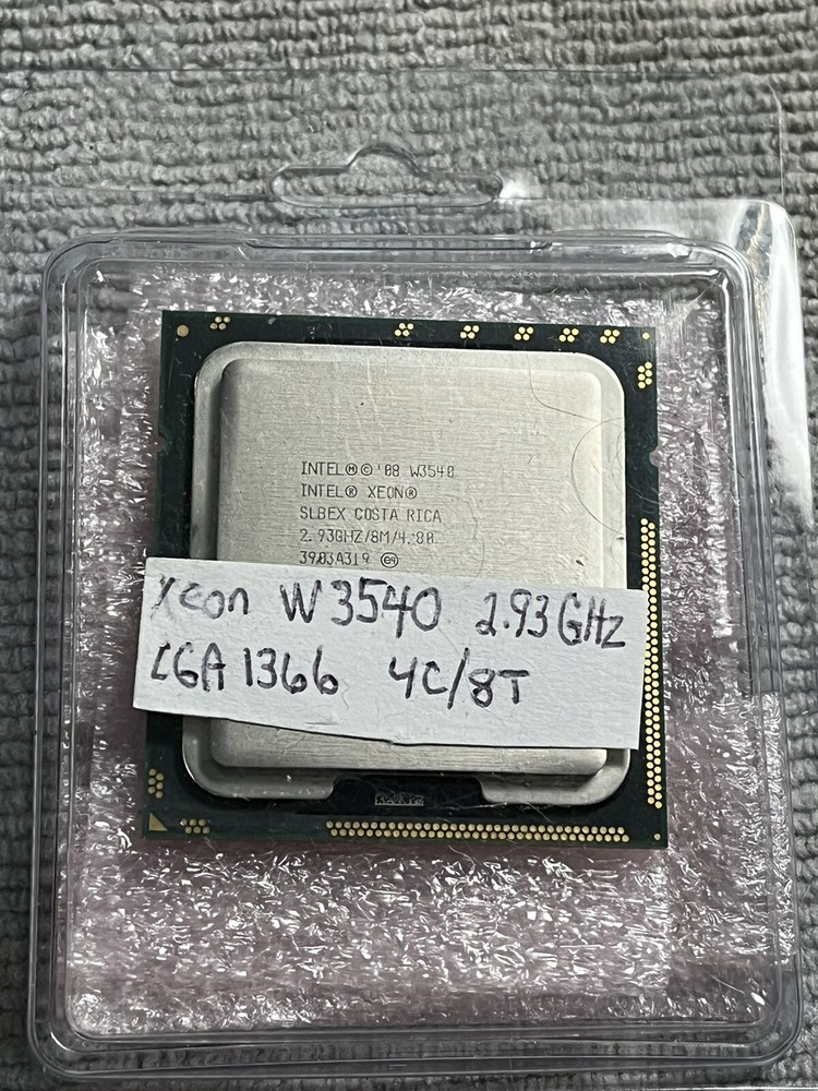 Intel W3540 2.93 GHz Quad Core LGA 1366 130W Processor Tested