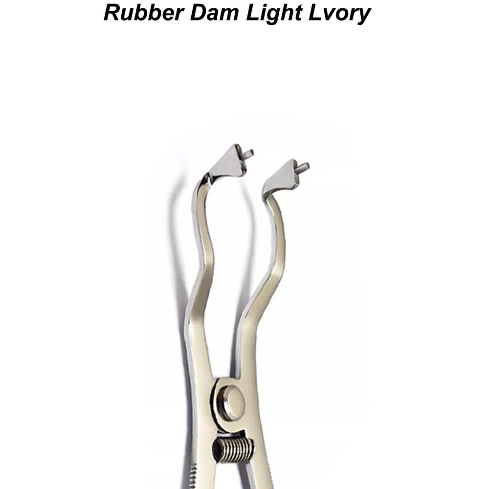 Rubber Dam Light Lvory Clamps Forceps Endodontic Restorative Dental Instruments