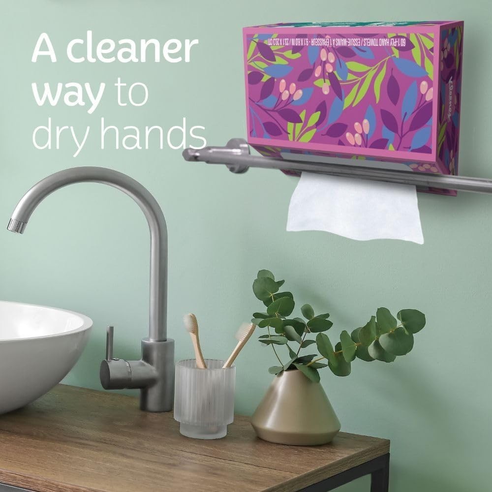 Disposable Paper Hand Towels, 6 Boxes, 60 Tissues per Box 360 Total Tissues, ...