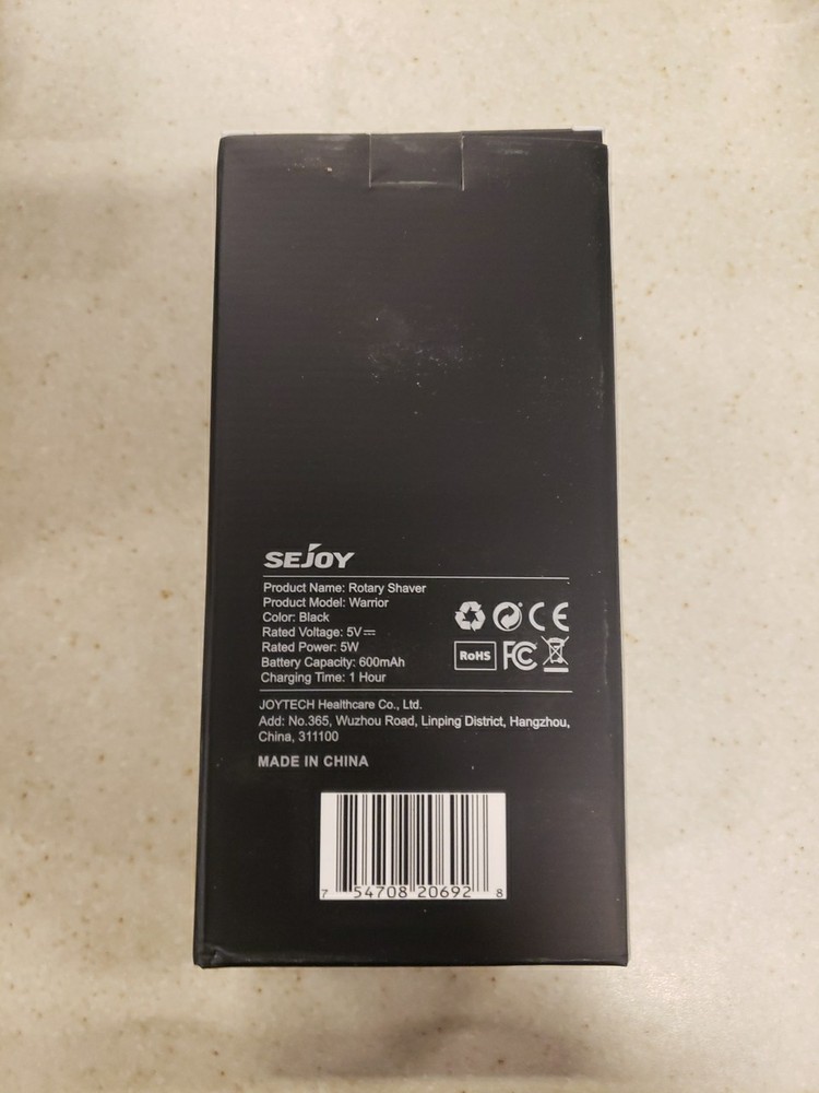 Sejoy Rotary Shaver New not sealed box