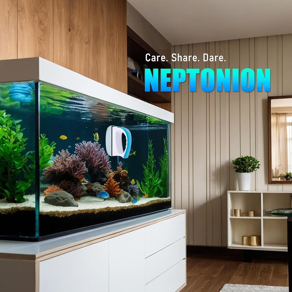 Scratch-Free Algae Scrubber Brush - Aquarium Glass Cleaner