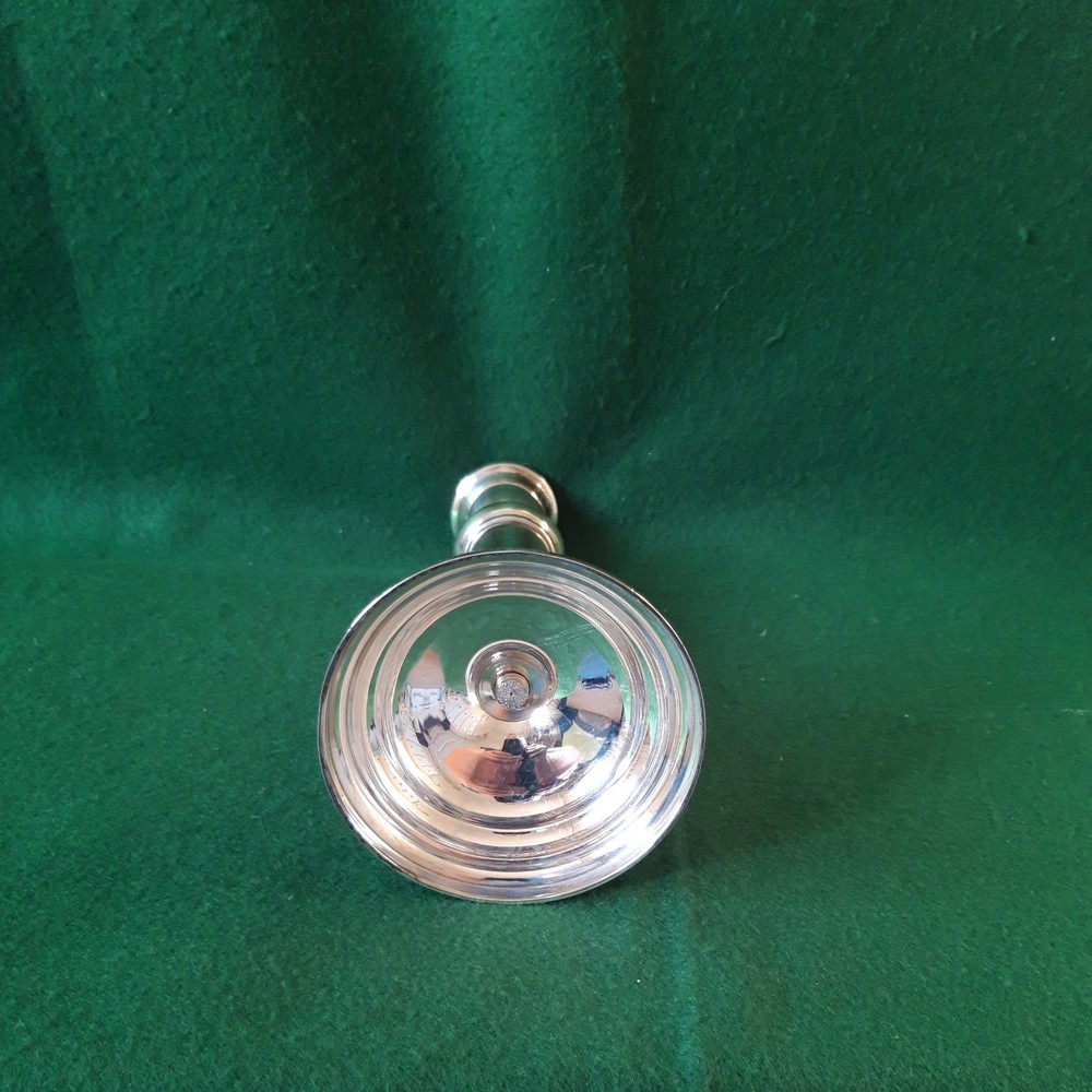 Antique Silver Plated EPNS Candlestick 8" tall