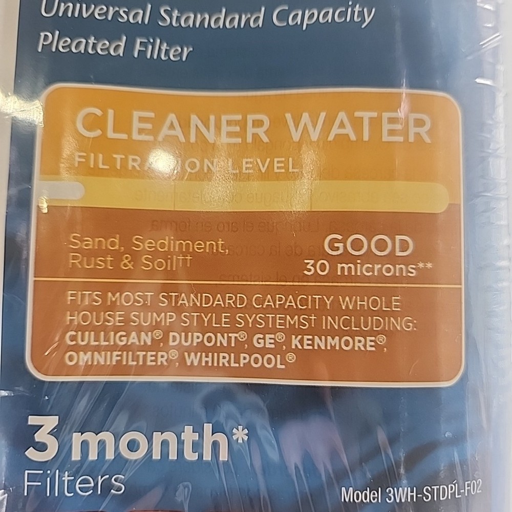 Filtrete 3M Standard Whole House Water Filter Sump Style 2Pack [G6B]