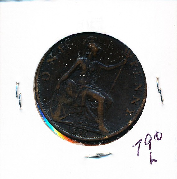 GREAT BRITAIN - 1896 PENNY - #8500