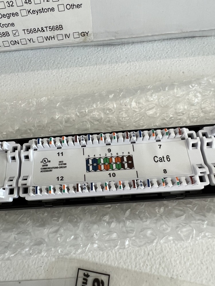 PP2-304/24p cat 6 24 Port Patch Panel Unshielded