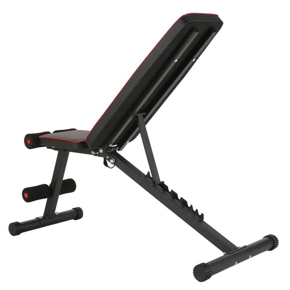 Adjustable Basic Weight Bench Foldable with 8 Backrest Position Exercise Bench