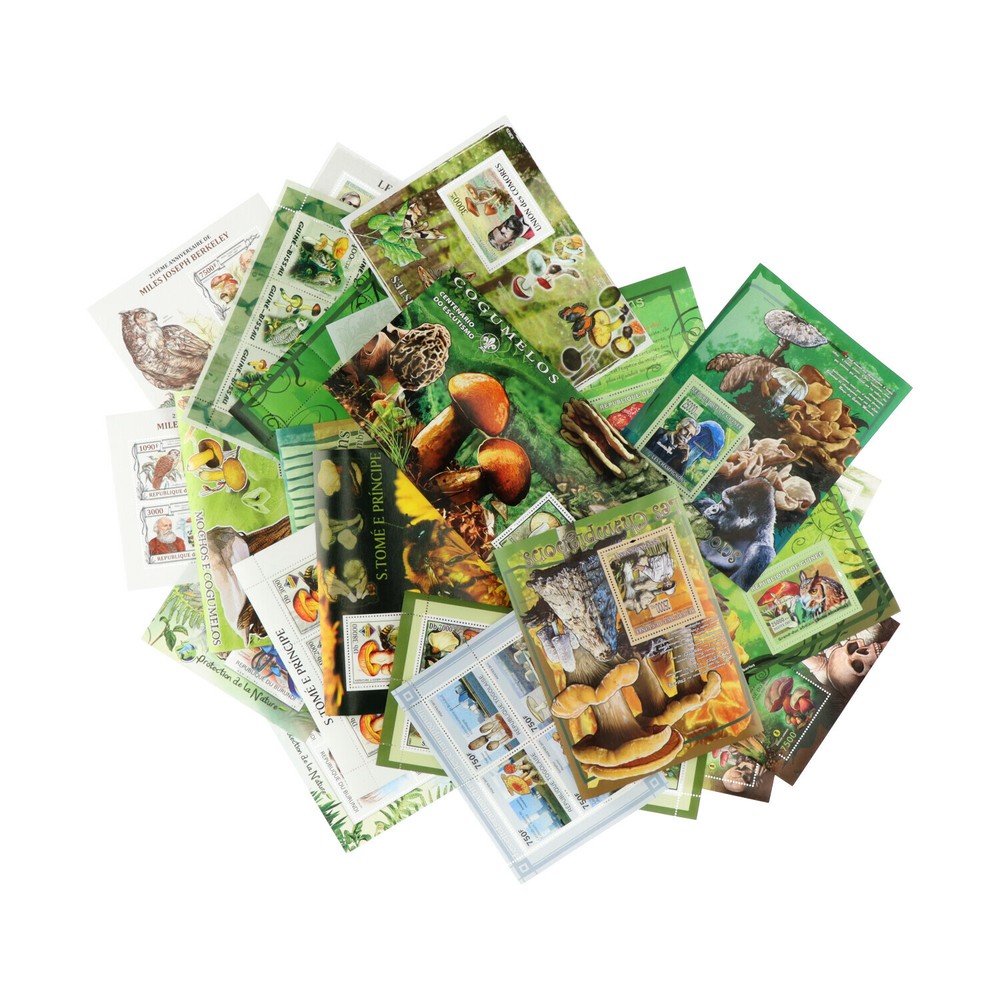 STAMPS COLLECTION MUSHROOMS 30+ DIFF. SETS