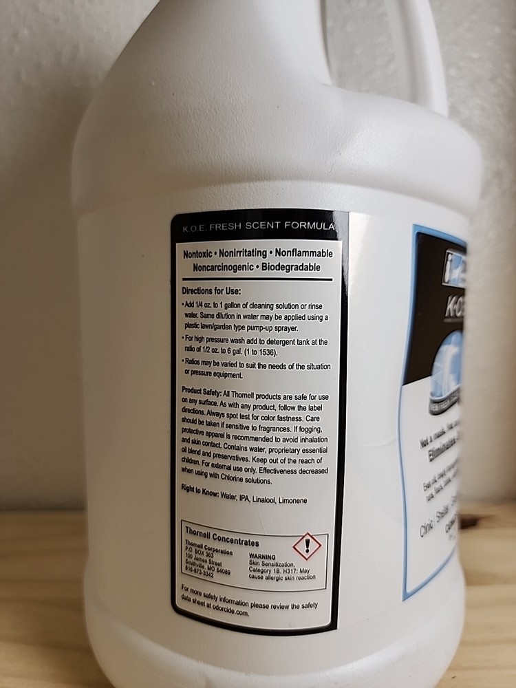 K.O.E. Fresh Scent Odor Eliminator Concentrate, 128oz.(3.79L)