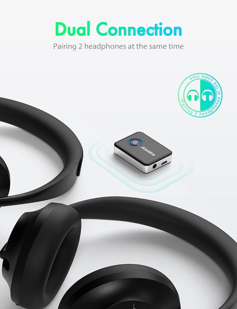 Bluetooth Transmitter Receiver V5.0 Bluetooth Adapter for Audio, 2-in-1