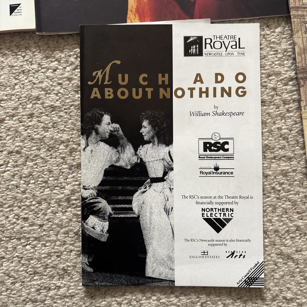 Collection 8 Vintage RSC Much ado About Nothing Theatre Programmes