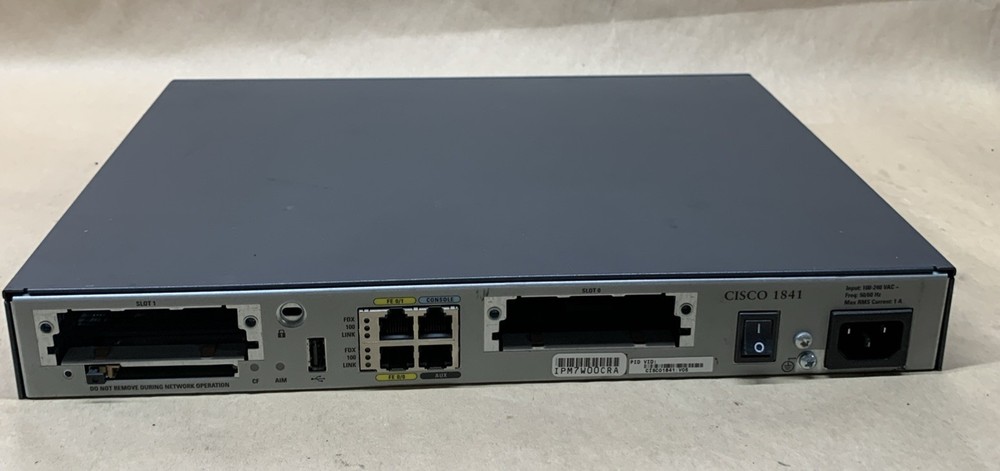 CISCO1841 Cisco 1841 Router (Modular) - TESTED WORKING