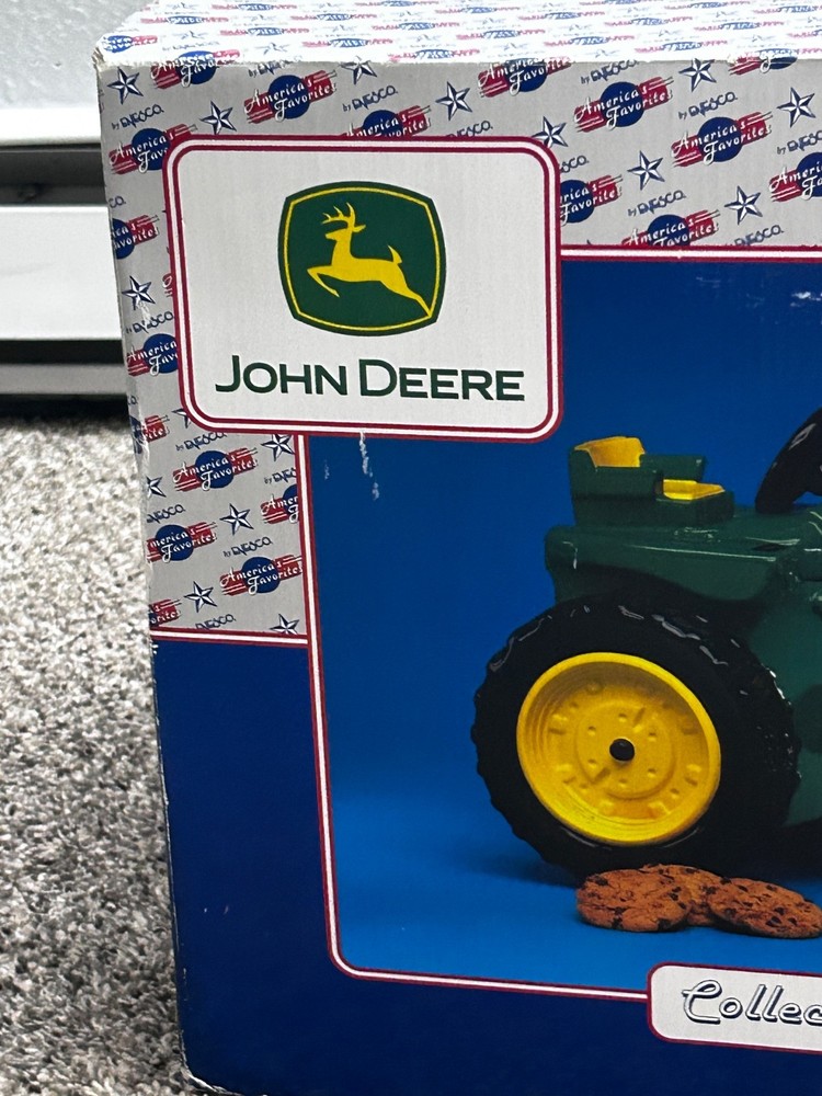 John Deere 730 Diesel Tractor Cookie Jar Released In 2000 with Box