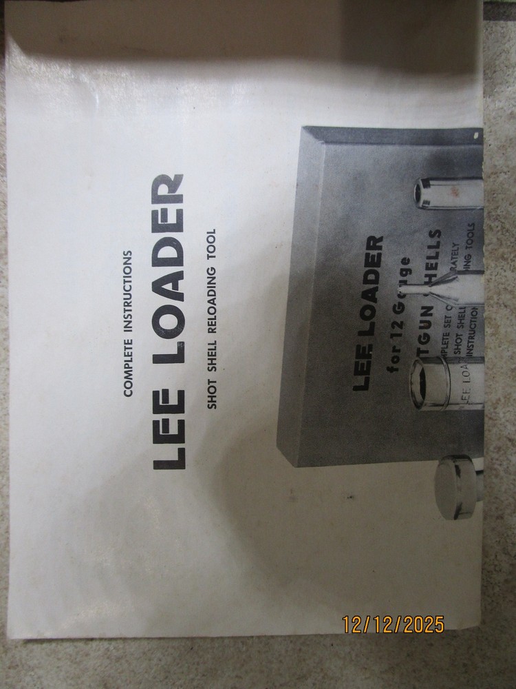 Lee Loader Tools for Shotgun Shells 10ga 3-1/2 Magnum