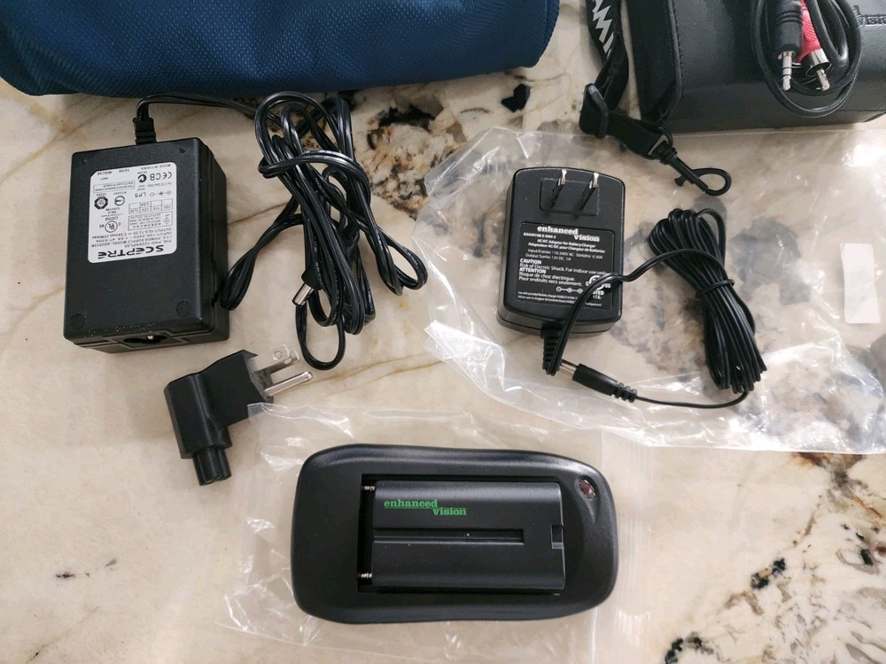 Enhanced Vision Amigo AMG-A Portable Video Magnifier Low Vision Bundle