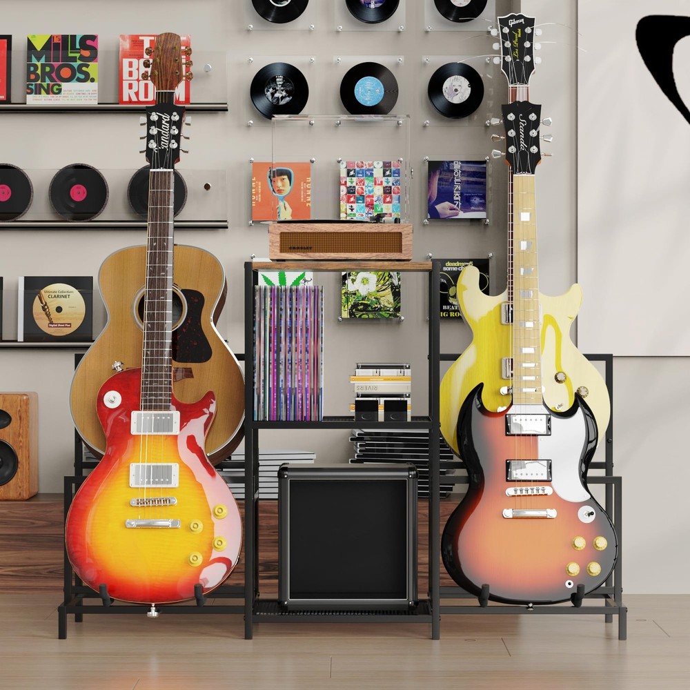 Guitar Rack Multi Guitar Stand for Multiple Guitars, Multiple Guitar Rack Hol...