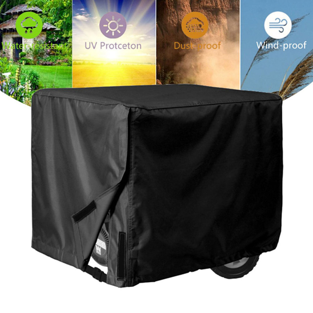 Generator Covers While Running Portable Outdoor Generators Black