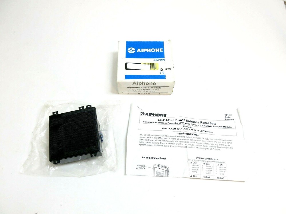 AIPHONE AUDIO MODULE FOR LE-G PANEL SETS MODEL GW-LE8