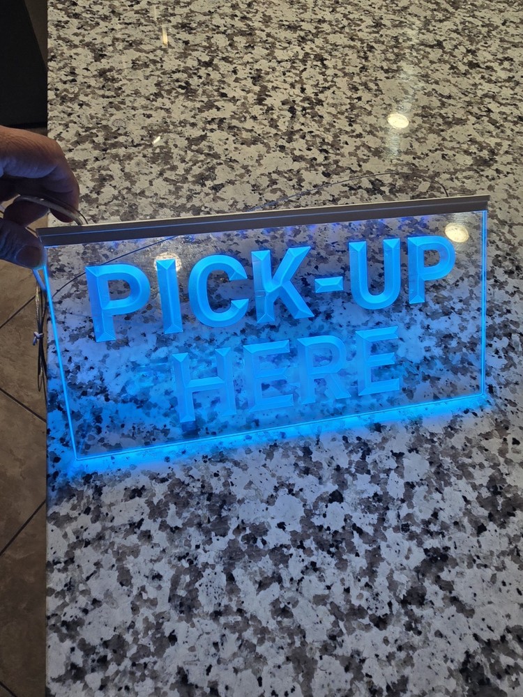 BIECHIC Lighted LED Pick-up Here Color Changing Bright Glowing Light
