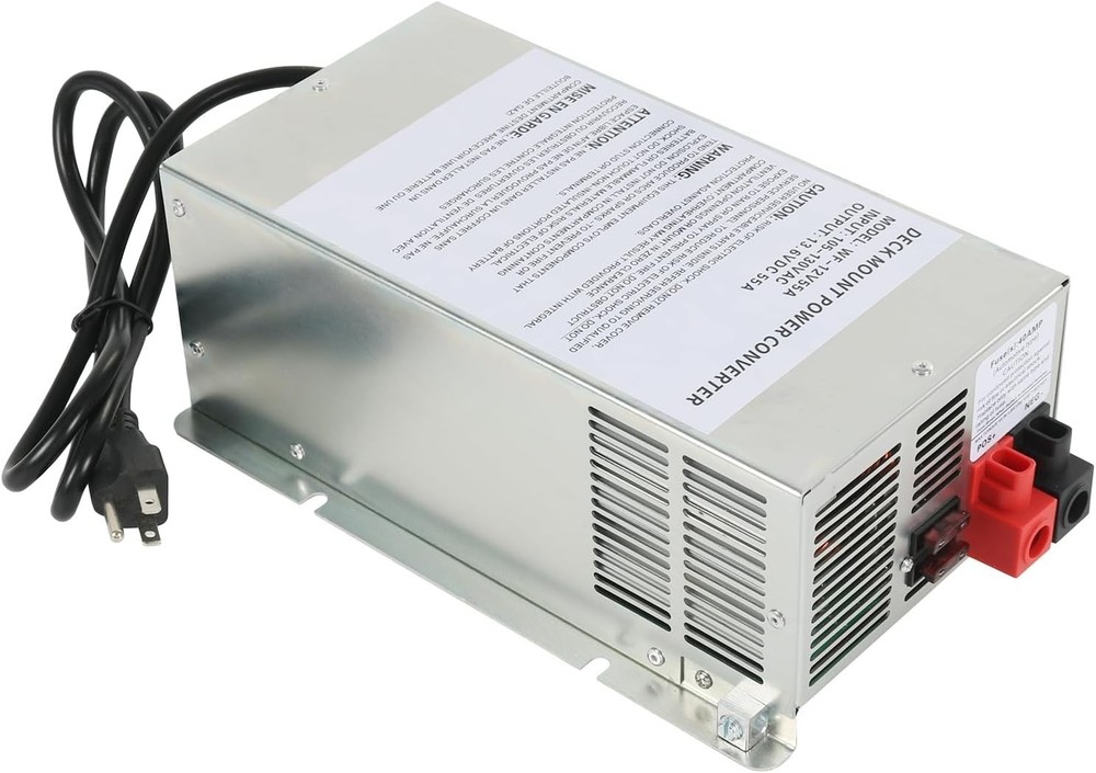 WF-9855 55 Amp RV Power Converter for Deck Mount Three-Stage Power Converter