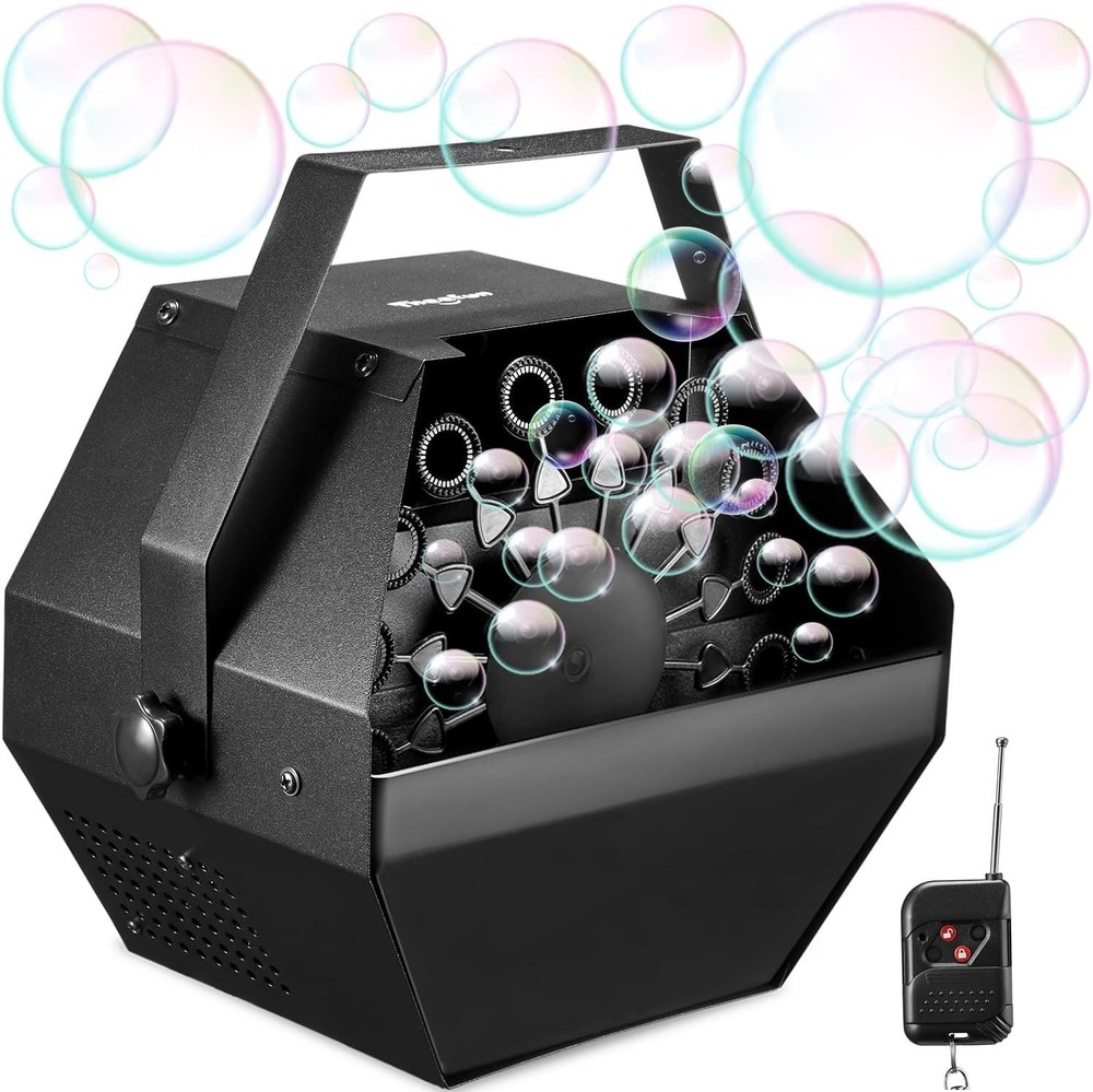 Remote Control Metal Bubble Blower - 750ML Capacity