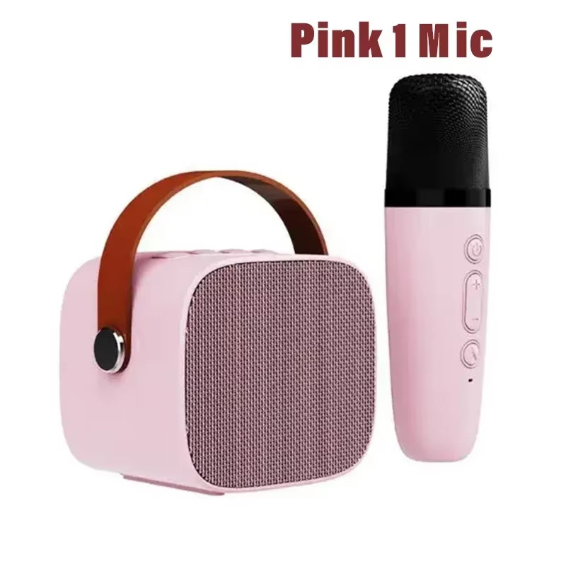 Karaoke Wireless Dual Microphones Machine KTV DSP System Bluetooth Speaker HIFI
