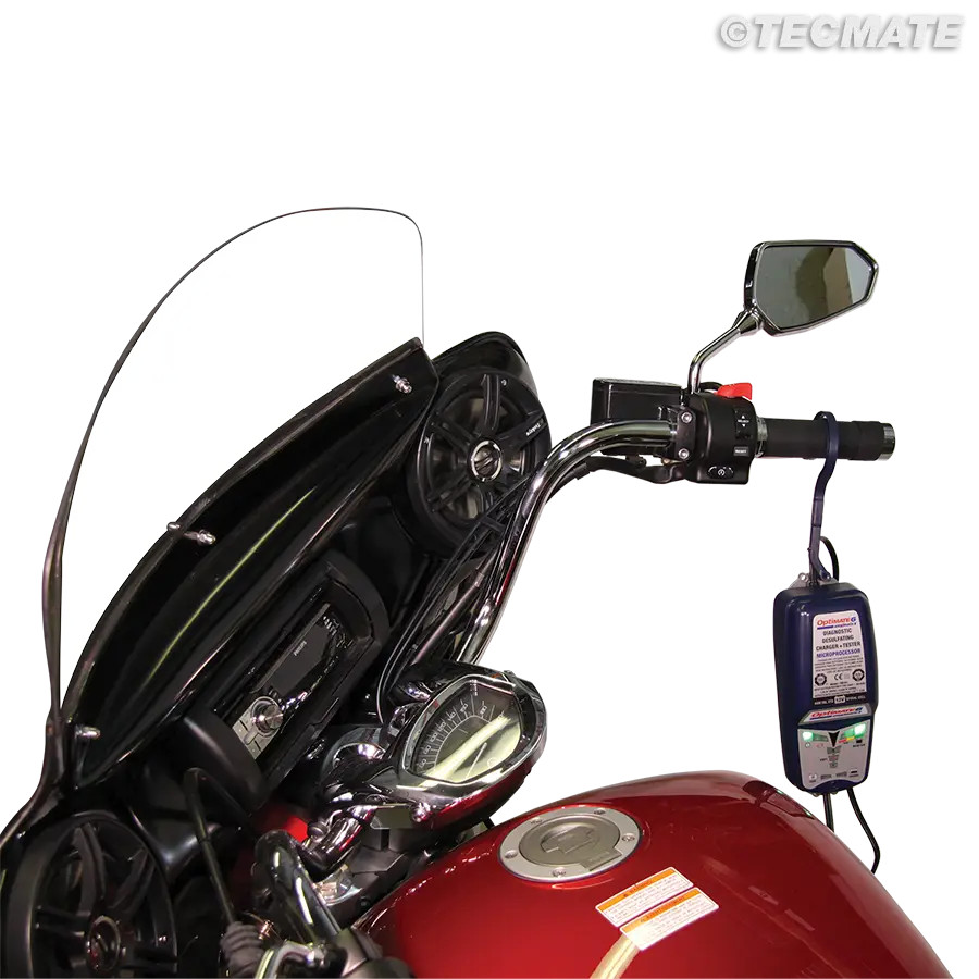 OptiMate Motorcycle Battery Charger Hook Mount