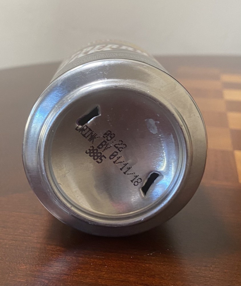 Tallgrass Brewing Raspberry Jam Berliner Weisse Empty Beer Can Bottom Opened 