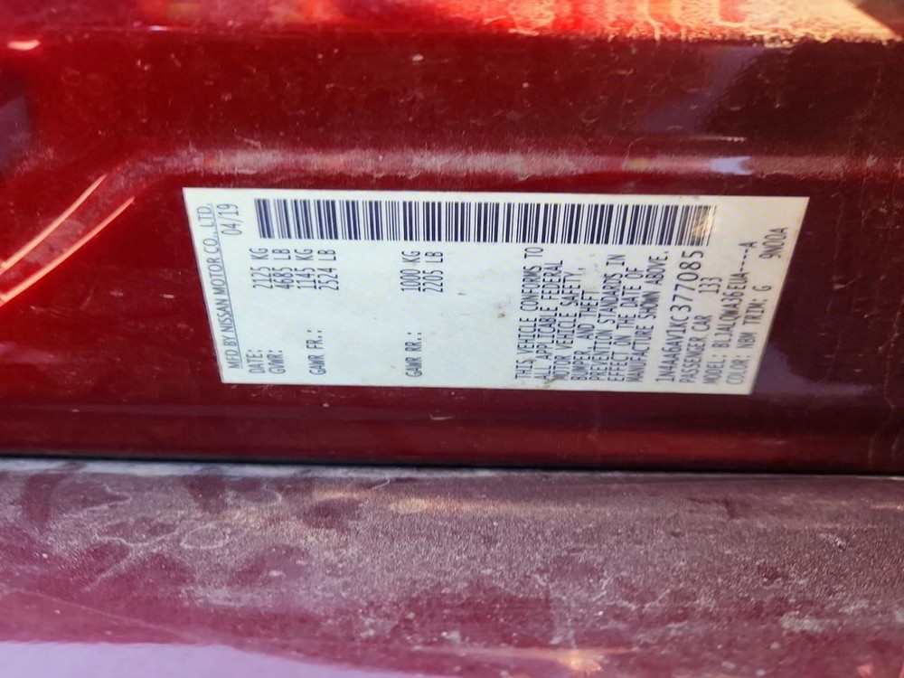 Fuse Box Cabin Fits 2019 Maxima 590706