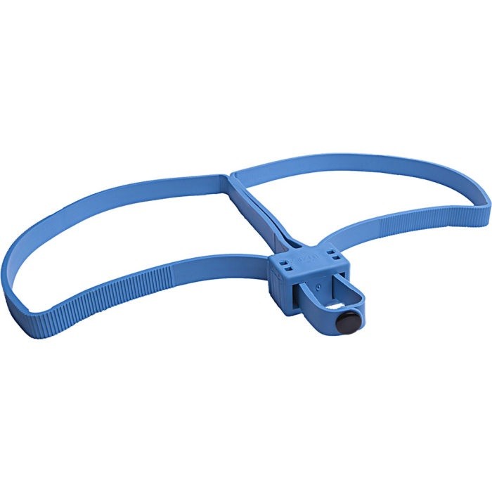 Single Use Double Restraint Flex Cuff - Trainer Blue