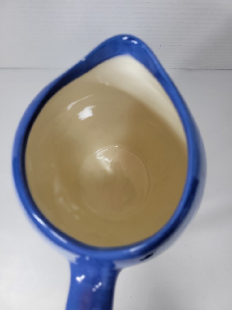 Vintage 1988 Signed Gail Pittman 8" Pitcher /Jug has "Tiny Chip"