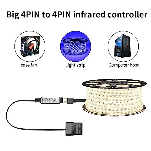 ARGB Controller Mini 5V-24V 4Pin ARGB LED Lighting 3/4Pin RGB Controller 1FT