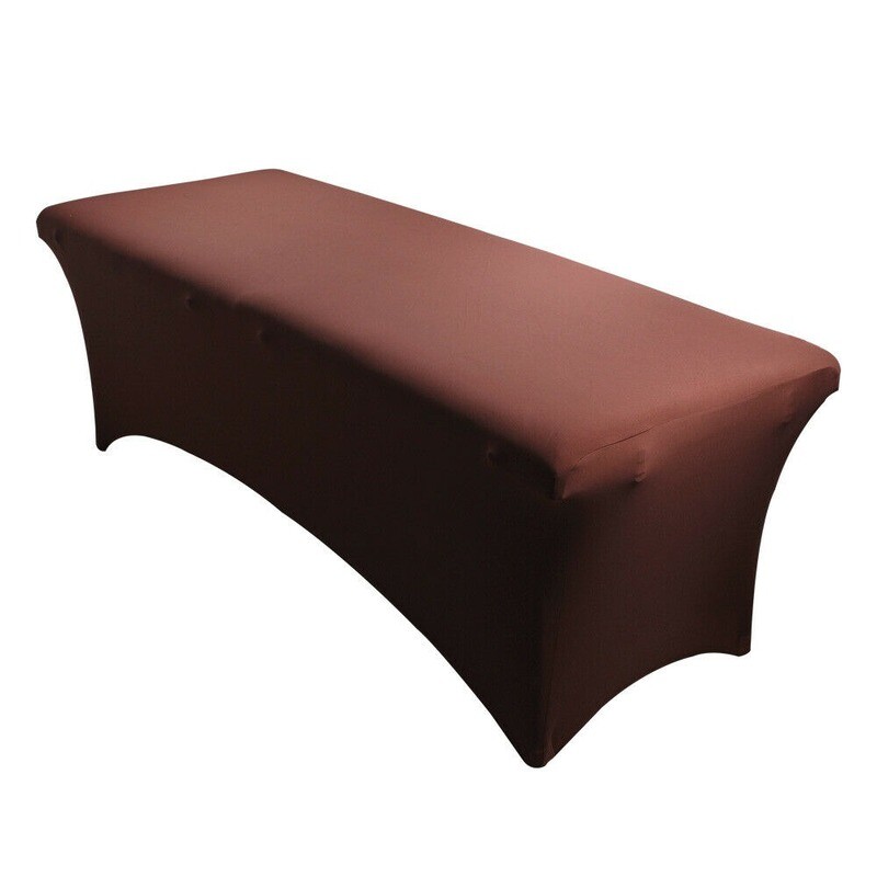 Elastic Table Cover Stretch Tablecloth for Wedding Massage SPA Bed Fitted Sheet